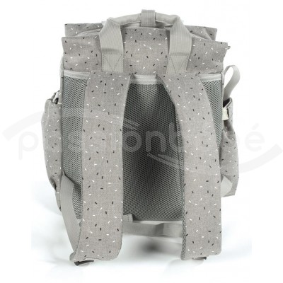 SAC DOS WALKING MUM TIC TIC GRIS EN PROMOTION