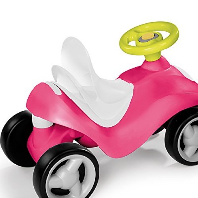 SMOBY TOYS 720102 PORTEUR ENFANT EVOLUTIF 2 EN 1 BUBBLE GO AVEC ROUES SILENCIEUSES ROSE EN PROMOTION