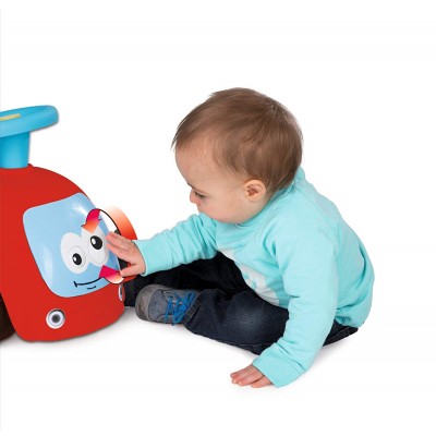 SMOBY 720302 PORTEUR MAESTRO BALADE AVEC ROUES SILENCIEUSES 4 EN 1 ROUGE EN PROMOTION