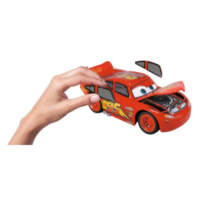 DICKIE TOYS DISNEY RC CARS 3 LIGHTNING MCQUEEN CRAZY CRASH RADIOCOMMANDEE VEHICULE EN PROMOTION