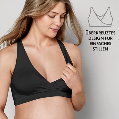 MEDELA KEEP COOL SLEEP SOUTIEN GORGE DE GROSSESSE ET ALLAITEMENT NOIR TAILLE XXL EN PROMOTION