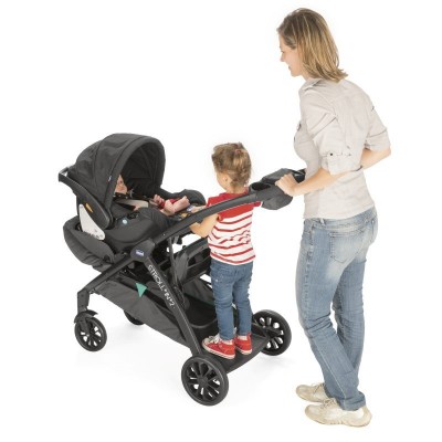 CHICCO DOUBLE STROLL IN 2 POUSSETTE LAVA EN PROMOTION