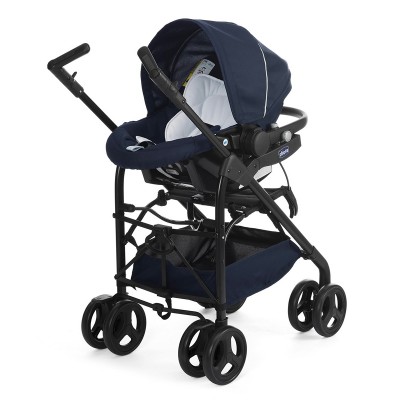 CHICCO TRIO SPRINT POUSSETTE BLUE PASSION DISPOSITIF ANTI ABANDON OFFERT EN PROMOTION