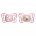 Succhietto Chicco Physio Forma Light Silicone 2 pz Rosa 2-6 m