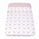 Set Lenzuola Superiore e Inferiore con Angoli Chicco Next 2 Me Pink Ballet 2pz