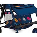 Cestello per Passeggino Joyello Musino Light Blu Navy Pois Colorati