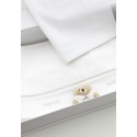 Set Lenzuola Lettino Nanan 3pz Tato Bianco