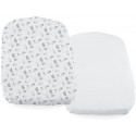 Set Lenzuola per Culla Chicco Baby Hug Grey Sheep 2pz