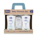 Set Baby Moments Chicco (Bagno Corpo 200 ml, Shampoo 200 ml, Pasta Lenitiva 100 ml)