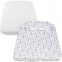 Set per Culla Chicco Next 2 Me 3 Pz Grey Sheep