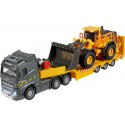Camion con Rimorchio Ruspa Majorette Volvo Truck + Wheel Loader