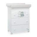 Cassettiera Fasciatoio Foppapedretti Mascotte Bianco