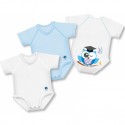 Set 3 Body Cotone J Bimbi 4Season Gufo Blu 0-36 mesi
