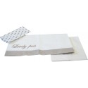 Lenzuoline per Lettino Contact Azzurra Design Lovely Pois Bianco Tortora