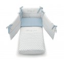 Completo Piumone Azzurra Design Contact Bianzo/Azzurro