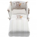 Completo Piumone Azzurra Design Dolcemiele Bianco Tortora