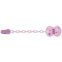 Clip Chicco Con Catenella Pink Power Rosa
