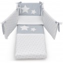 Completo Piumone Azzurra Design Luce Grigio Avana