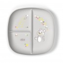 Assiette &agrave; Compartiments Chicco 12m+ Gris