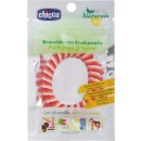 Bracelet Parfum&eacute; Chicco Anti-Moustique Blanc/Rouge/Orange
