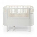 The Sebra Bed Baby & Jr. &ndash; Lit B&eacute;b&eacute; Trasformable en Lit Enfant Blanc