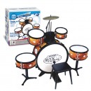 Batterie Bontempi 6 Elements avec Tabouret et Baguettes Orange OUTLET