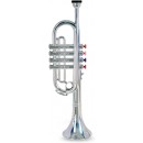 Bontempi Tromba cromata grande a 4 note