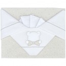 Parure de Lit Brod&eacute;e Andy & Helen pour Berceau Maxi D67 3 pi&egrave;ces Beige