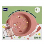 Set Prima Pappa Chicco Rosa 6m+