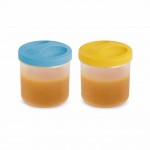 Ensemble de 2 R&eacute;cipients Alimentaire Chicco Goout