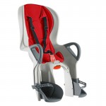 Seggiolino Bici Posteriore OkBaby 10+ Grigio/Rosso Ok Baby