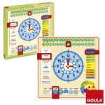 Goula Eveil Horloge Calendrier Jouet En Bois Français