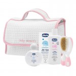 Set Beauty Chicco Baby Moments con Maniglia Rosa
