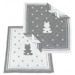 Couverture de Landau Mousseline Andy & Helen Ours Gris