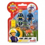 Simba Blister 02 Personnages Penny, Jodie et Lion chiot Fireman Sam line