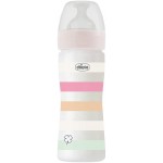 Biberon Benessere Chicco 250ml Flusso Medio 2m+ Silicone Rosa