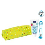 Set Primi Dentini Spazzolino + Dentifricio Chicco Tigre 3-6 Anni