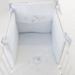 Completo Piumone Lettino Sfilabile Nanan Bombo 4pz Azzurro