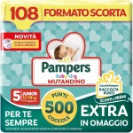 Couches-Culottes Pampers Baby Dry Junior Mesure 5 (12-18 kg) 108 Couches