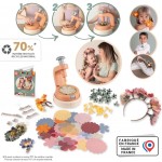 Smoby Crea - Coffret Bijoux Fleurs