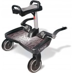 Pedana con Sedile Lascal Buggyboard Maxi Universale per Passeggino Grigio