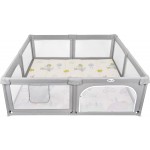 Box Recinto Innovaciones MS Parco Giochi XXL + Tappeto da Gioco 180 x 200 cm Elefante