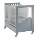 Lettino LED Micuna Dolce Luce Relax Plus Grigio Berlino/Bianco con Cassetto
