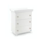 Commode à Langer Pali Win Blanc Taupe