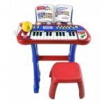 Tastiera Elettronica Bontempi 31 Tasti Giallo Rosso