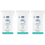 Kit 3 Pacchi Quadrotti Morbido Cotone Chicco Baby Moments 60 Pz (180 pz)