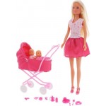  Bambola Simba Steffi Love con Carrozzina Rosa