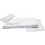 Lenzuoline per Lettino Contact Azzurra Design Lovely Pois Bianco Grigio