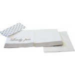 Lenzuoline per Lettino Contact Azzurra Design Lovely Pois Bianco Tortora