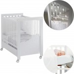 Lettino LED Micuna Dolce Luce Relax Plus Bianco con Cassetto